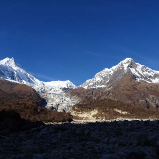 Manaslu Glacier and Birendra Tal